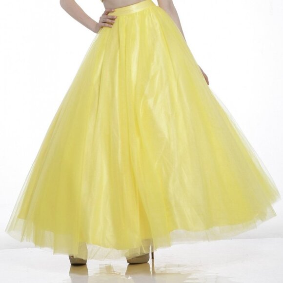 Two Piece A-Line Shape Prom Dress CD8102 - Picture 2 of 4